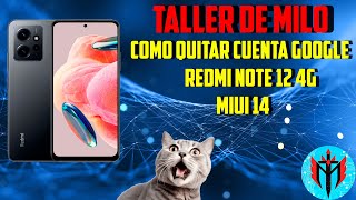 frp como quitar cuenta google redmi note 12 4g 2024 [upl. by Evslin675]