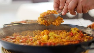 Cómo hacer PAELLA de pollo y verduras [upl. by Tavia825]