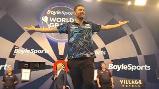 Live Darts Walkons  Luke Humphries amp Gerwyn Price  Finals Night Leicester 2023 [upl. by Ahsinawt]