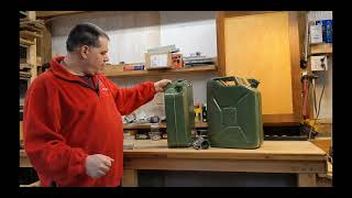 Jerry Can Review  Wavian vs Chinesian Vevor 20 liter gas storage [upl. by Handbook844]