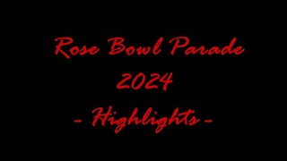 The Rose Bowl Parade 2024 [upl. by Maudie990]