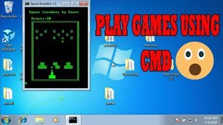 Creating a game on Command Prompt [upl. by Ynamreg]