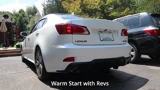 Lexus IS350 Muffler Delete [upl. by Karim]