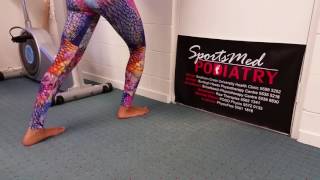 Calf Stretch against Wall SportsMed Podiatry [upl. by Elvyn]