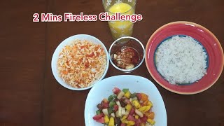 2 Minutes Fireless Challenge Recipes in Tamil  5 Fireless Cooking Challenge  Lockdown Easy Recipes [upl. by Etteiram814]