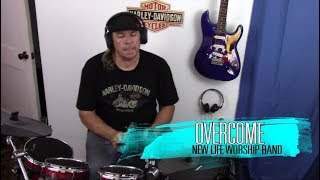 Overcome by New Life Worship  Drum Cover  Alesis Crimson Electronic Drum Kit [upl. by Treharne]