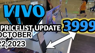 VIVO PRICELIST UPDATE 2023 Y02AY02TY17s727Y365GV2729e5GV29 5G [upl. by Poul]