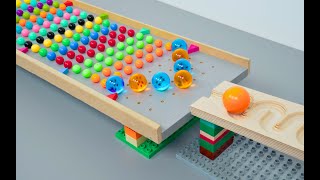 Satisfying Building Blocks  Quadrilla Marble Run ASMR  Marble Run Building Blocks [upl. by Roberto553]