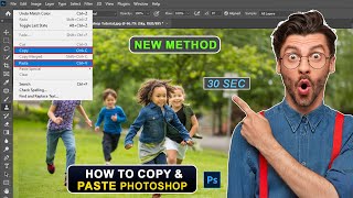 How to copy and paste photoshop 2024  photoshop tricks and tips [upl. by Aihseuqram]