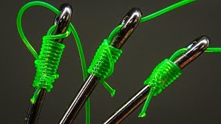 Fishing Knot Skills  9 Fishing Knots To Snell A Hook [upl. by Bornstein]