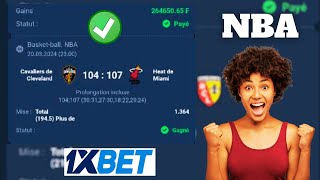 Paris sportifs Astuce Basketball pour gagner des millions sur 1xbet en 2024 [upl. by Dolan327]