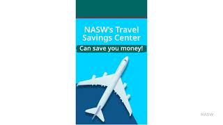 NASW Travel Savings Center  NASW member discounts  National Association of Social Workers shorts [upl. by Yeoz818]