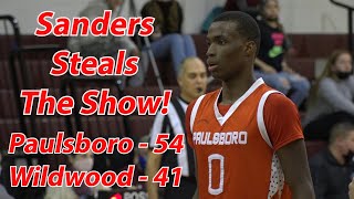 Paulsboro 54 Wildwood 41  Boys Basketball  TriCounty Conference  Keyshun Sanders 29 Points [upl. by Malinowski]