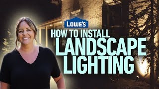 How to Install Landscape Lighting w Monica from The Weekender [upl. by Enilegna]