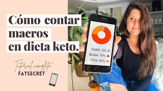 TUTORIAL COMPLETO CÓMO CALCULAR LOS MACROS EN KETO ¡Registro mi comida con vosotros En español [upl. by Friedberg]