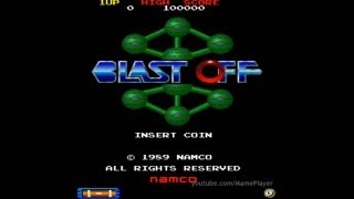 Blast Off 1989 Namco Mame Retro Arcade Games [upl. by Attehcnoc]