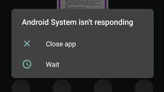 how to fix android system isnt responding in oneplus nord  android system isnt responding [upl. by Mauve542]