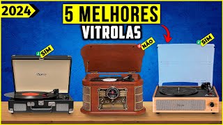 As 5 Melhores Vitrola  Toca Disco De 2024 [upl. by Jepson]