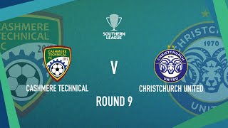 HIGHLIGHTS Cashmere Technical vs Christchurch United FC  Southern League R9 [upl. by Karlens502]