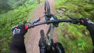 RIDE WITH ME UNDER THE RAIN Paganella bikepark [upl. by Nodnerb637]