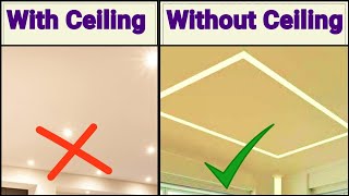 SAVE 100  Money amp Time  WITHOUT False Ceiling Lighting Ideas [upl. by Raquela297]