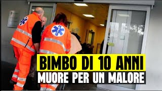 BIMBO DI 10 ANNI MUORE PER UN MALORE AVEVA SEMPLICI SINTOMI INFLUENZALI DRAMMA A PARMA [upl. by Nuhsal]