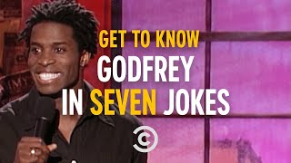 “I Almost Died TrickorTreating”  Get to Know Godfrey in Seven Jokes [upl. by Jesselyn]