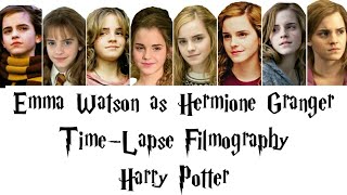 Hermione Granger Emma Watson TimeLapse Filmography in the Harry Potter Film Series [upl. by Cronin373]