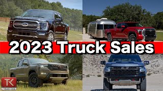 Which Truck Sells Best in the USA amp Canada 2023 Truck Sales Winners amp Losers [upl. by Geiss]