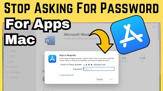 Stop Mac App Store from Asking Password to Download Free Apps macOS Sequoia [upl. by Drofxer]