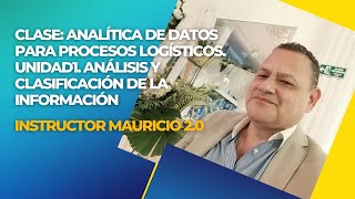 Clase Analítica de datos para procesos logísticosUnid1 Análisis y clasificación de la información [upl. by Eintrok926]