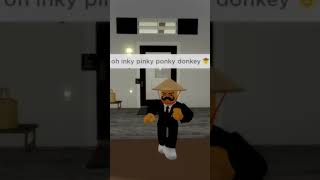 oh inky pinky ponkey roblox funny meme sigma shorts [upl. by Aerdnaek118]