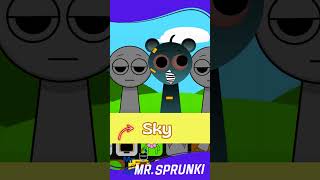 Sky is the tenth character and fifth effect in the Incredibox Mod Sprunki sprunki [upl. by Ailbert]