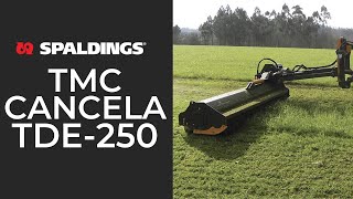 TMC Cancela TDE250 Mtd Mulching Topper [upl. by Ellinad]