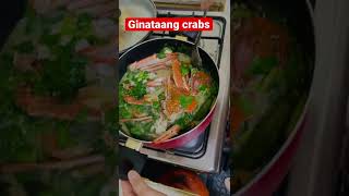 ginataangalimasag crabs foodie panlasangpinoy cooking [upl. by Dearden342]