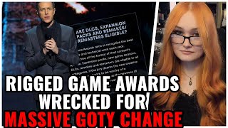 Rigged Game Awards WRECKED For Allowing DLC  Remasters On GOTY Nominee List The Jury Gets Hidden [upl. by Annayk893]