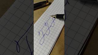 How To Write Calligraphy With A Fountain Pen [upl. by Haleehs]