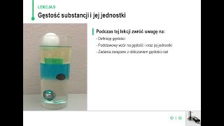 Fizyka  klasa 7  Gęstość substancji i jej jednostki [upl. by Ollie]