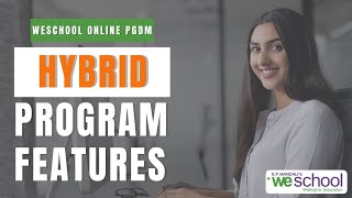 Hybrid Program Features  Weschool Online PGDM  Working Professionals  Teaching Modules of PGDM [upl. by Ettevad]