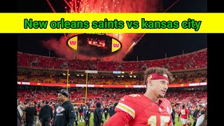 New orleans saints vs kansas city chiefs match player statsnfl scoresnfl gameskcsaints football [upl. by Yrelav387]