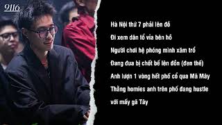 LYRICS THỦ ĐÔ CYPHER RPT Orijinn Low G RZMas RPT MCK [upl. by Archaimbaud]