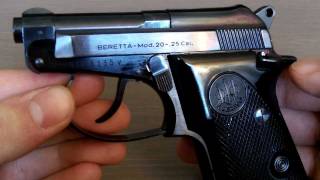 Beretta Model 20 25 Cal RARE [upl. by Eitirahc]