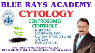 CENTROSOME CENTRIOLE  HISTORY  MORPHOLOGY  ULTRA STRUCTURE  ORIGIN  FUNCTION [upl. by Neona]