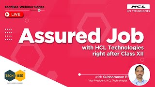 Live Webinar with Subbaraman B Vice President HCL Technologies [upl. by Aifas]