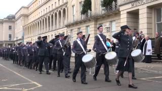 RAF Air Cadets  Bristol amp Gloucester Wing Parade  241113 [upl. by Shaefer]