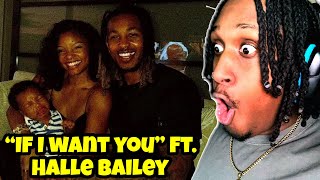 DDG  If I Want You REMIX ft HALLE BAILEY REACTION [upl. by Ynatsyd]