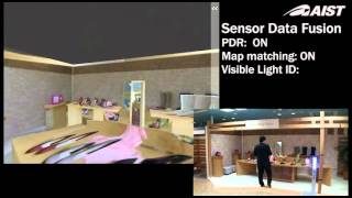 HighPrecision 3D Indoor Navigation by Sensor Data Fusion of VLC PDR and Map Matching [upl. by Eriuqs]