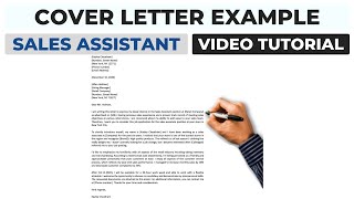 Cover Letter Example  Sales Assistant  Associate Position [upl. by Phyllis]