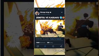 Zenitsu vs Kaigaku 🥶🥵videoviral shorts🥶🐐 [upl. by Firahs]