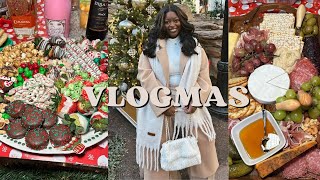 VLOGMAS  Girls Night In Christmas Fun Baking Treats  more [upl. by Akahs382]